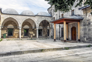 Fototapeta premium Istanbul, Turkey, 1 July 2011: Nurbanu Validei Atik Sultan Mosque is an Ottoman mosque in the Uskudar district of Istanbul.