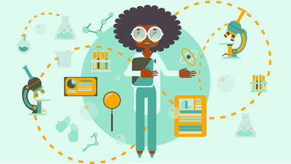 African american chemistry science woman