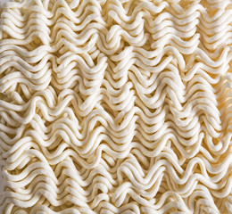 close-up instant noodle isolated
