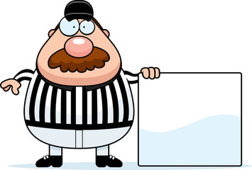 Cartoon Referee Sign