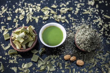 Indian Ayurvedic face pack best to cure acnes and pimple along with black heads i.e. Face pack or...
