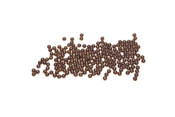 metal balls isolated on white background