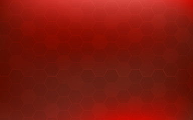 Red honeycomb abstract background. Wallpaper and texture concept. Minimal theme.