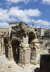Roman amphitheater of Lecce, Italy