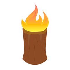 Abtract nature campfire