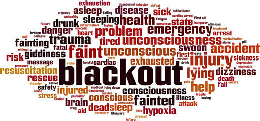 Blackout  word cloud