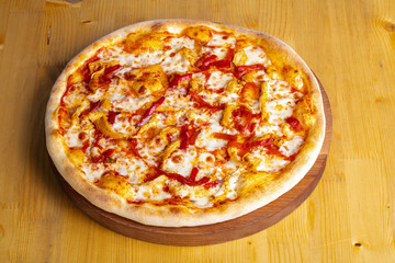 Vegetarian pizza with pepper