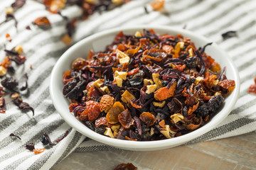 Dry Organic Berry Hibiscus Tea Leaves