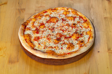 Pizza with cheese