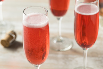 Sweet homemade Rose Mimosas