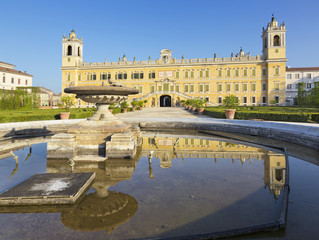 PARMA, ITALY - APRIL 18, 2018: The palace Palazzo Ducale in La Reggia di Colorno.