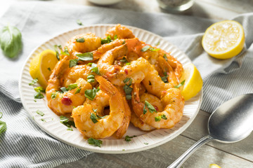 Homemade Spicy Garlic Shrimp