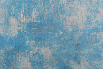 Concrete texture dirty Whitewashed blue color.
