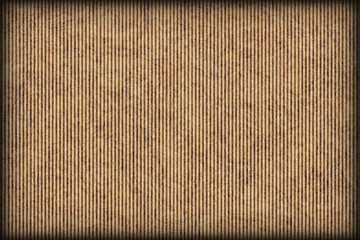 High Resolution Recycle Brown Mottled Corrugated Cardboard Vignette Grunge Texture