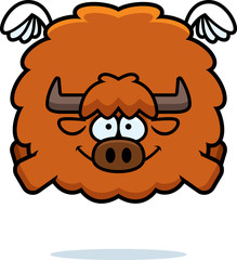 Flying Cartoon Yak