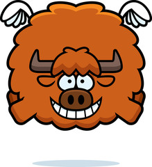 Flying Cartoon Yak