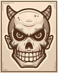 Devil Poster Illustration