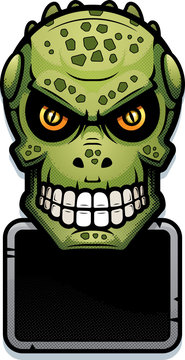 Reptilian Sign Illustration