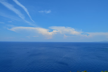 Sea and clouds