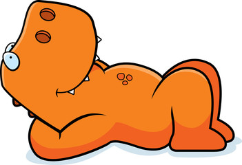 Cartoon T Rex Resting