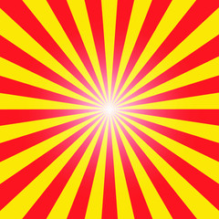 Sunburst background. Vector illustration.