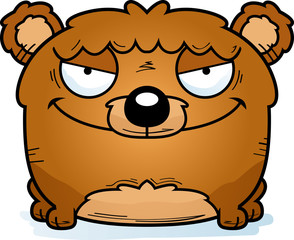 Cartoon Sly Bear Cub