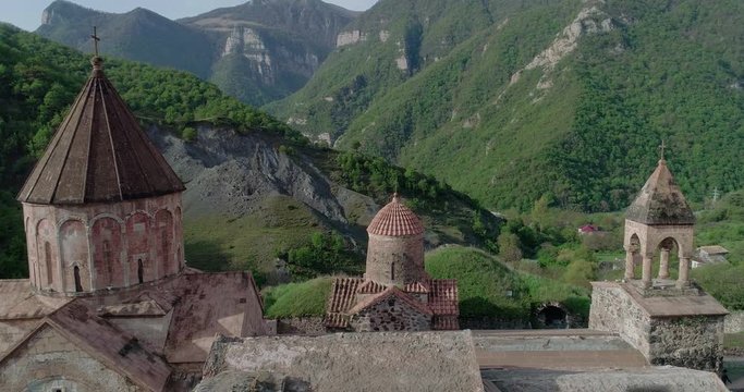 Nagorno-Karabakh, Monastery Dadivank, Fly out, - D_CC