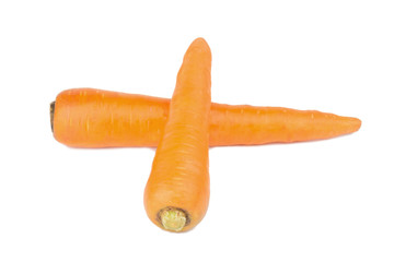 carrot isolated on white background
