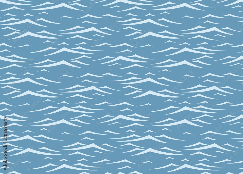 Sticker seamless background with sea.