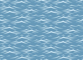 Fototapeta premium Seamless background with sea.