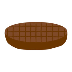 abstract burger object