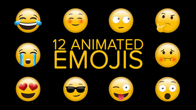 12 Animated Emojis