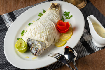 Fish with salt