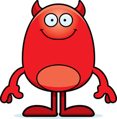 Cartoon Devil Smiling