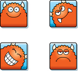 Cartoon Monster Icons