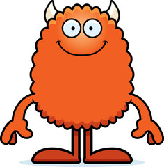 Cartoon Monster Smiling