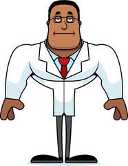 Cartoon Bored Scientist