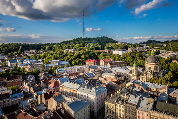 Lviv panoramic view