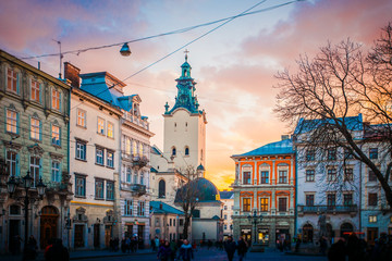 Latin cathedral in Lviv, Ukraine