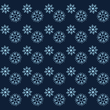 winter snowflakes background, colorful design. vector illustration