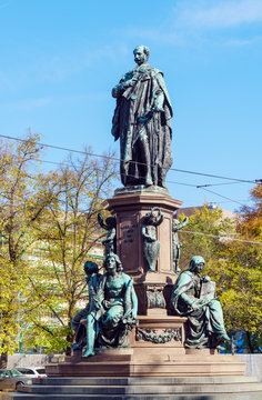Maxmonument (1875), statue of Maximillian II, Munich, Germany