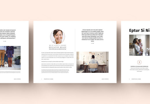 Mise en page de pr&eacute;sentation pastel