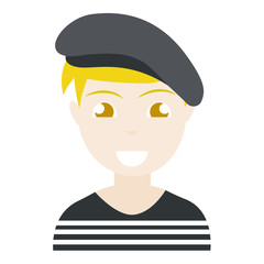 Abstract ethnic person