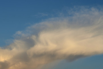 Cloud sky background.