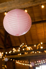 Pink Lantern Decoration at Summer Party