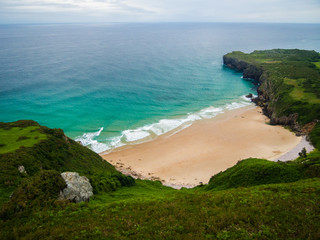 Beach of the Asturian coast