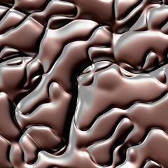 Brown abbstract shiny metal creased plastic surface pattern background