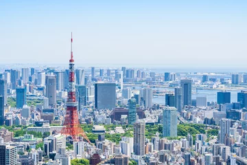 Selbstklebende Fototapete Tokio Tokio im Frühsommer