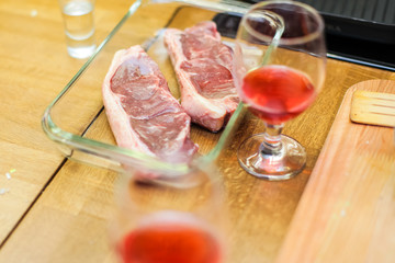 Sirloin Steak and Cherry Tomatoes