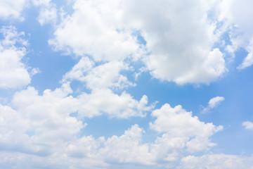 Clouds with blue sky background.